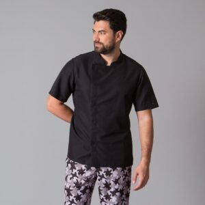 CHAQUETA COCINA MICROFIBRA HOMBRE M/C RIVERA