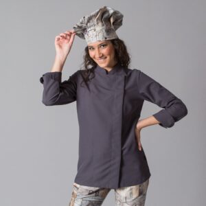 CHAQUETA COCINA MICROFIBRA MUJER MIRANDA