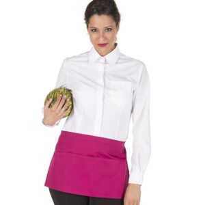 Delantal corto unisex con bolsillo 30X60 cm