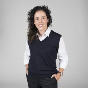 Chaleco mujer para camarera, recepción, transportes, oficina o comercio