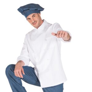 CHAQUETA COCINA UNISEX M. LARGA