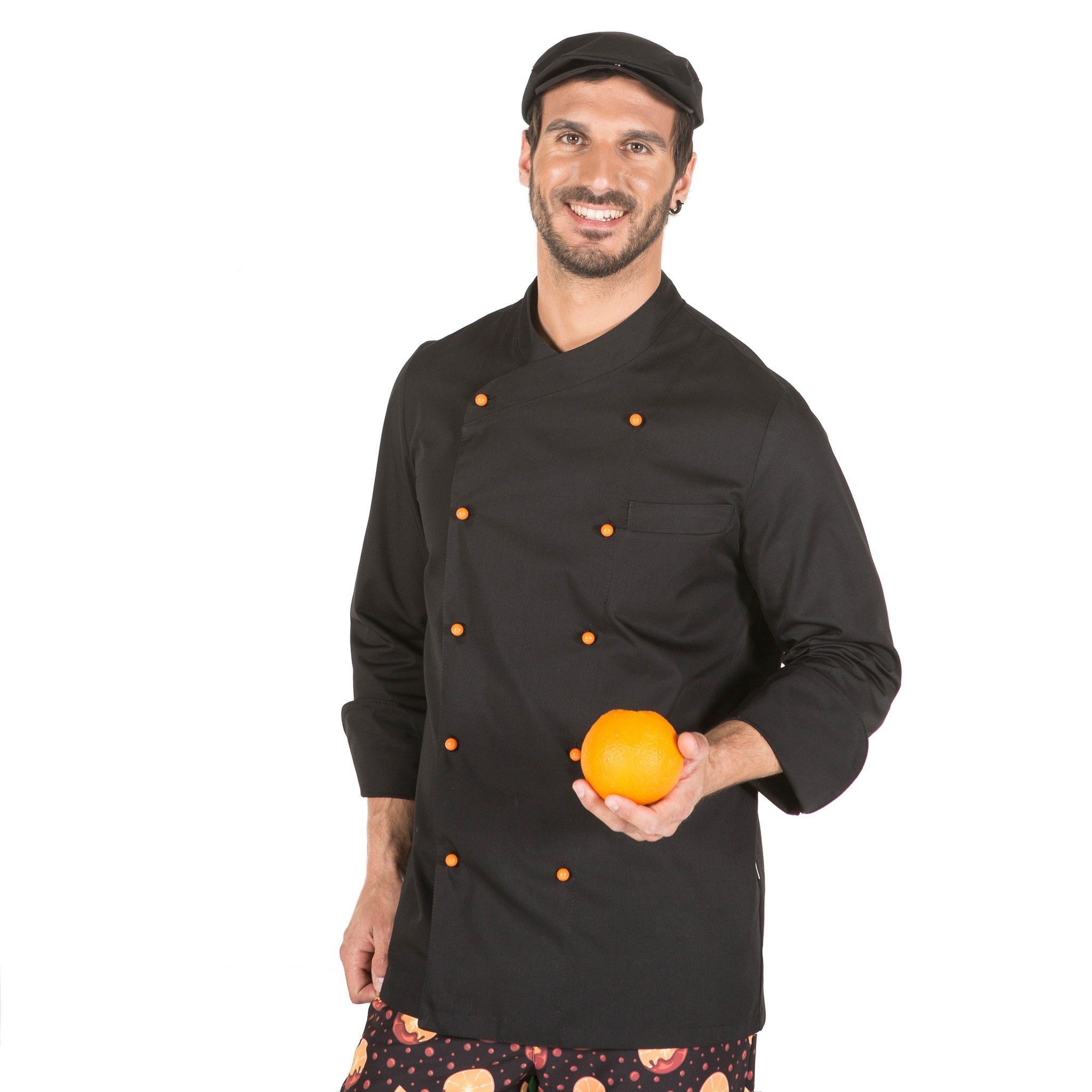 CHAQUETA COCINA HOMBRE SIN BOTONES NIZA CHAQUETA COCINA HOMBRE SIN BOTONES NIZA