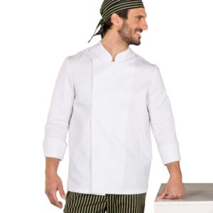 CHAQUETA COCINA UNISEX CIERRE VELCRO