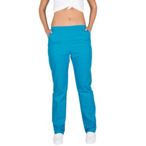 PANTALON COCINA UNISEX COLORES GOMA Y BOLSILLOS