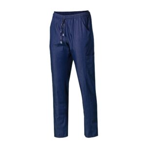 PANTALON COCINA UNISEX CON CORDON TEJANO ZAFIRO