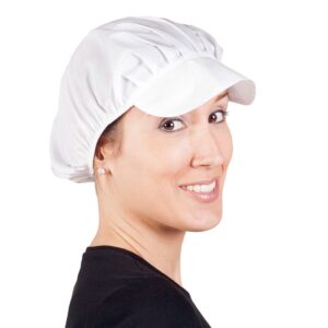 GORRA MUJER POPELIN BLANCA (PACK 10)
