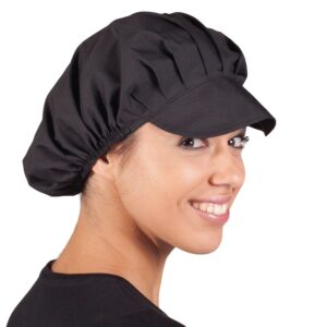 GORRA MUJER POPELIN NEGRO (PACK 10)