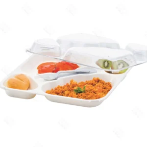 Bandeja policarbonato autoservicio 5 compartimentos