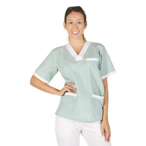 BLUSA SANITARIO PICO VICHY COMBI