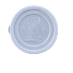 TAPA HERMETICA POLIPROPILENO TAZA 325 cc