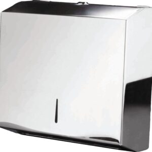 DISPENSADOR TOALLA ZZ ACERO INOX.