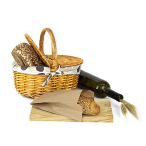 Bolsa papel kraft 18+7x32 40 gr 1000 unidades