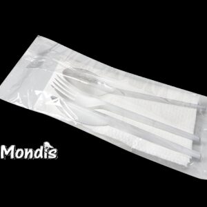 SET TENEDOR+CUCHARA+CUCHILLO+SERVILLETA