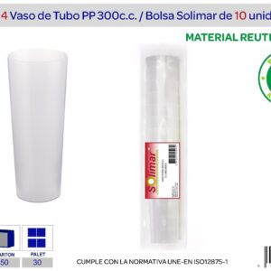 VASO TUBO IRROMPIBLE 300 CC