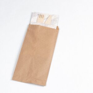 BOLSA PAPEL PORTACUBIERTOS 11x24 1ECO NATURE 1000 UNIDADES