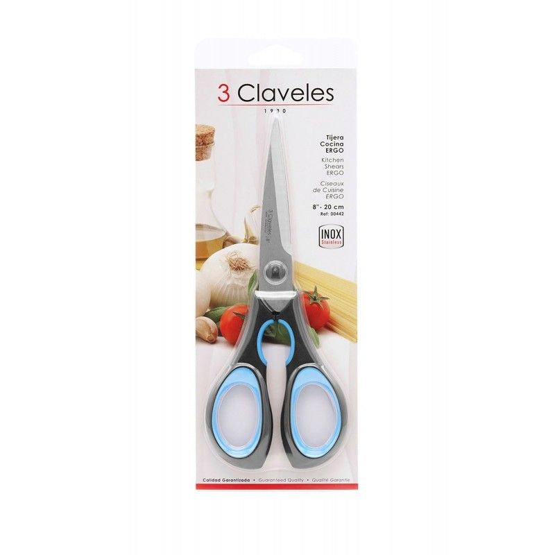 TIJERA COCINA ERGO 3 CLAVELES TIJERA COCINA ERGO 3 CLAVELES