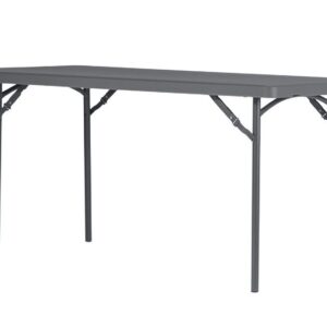 Mesa plegable con sitema de union longitudinal de 152 cm