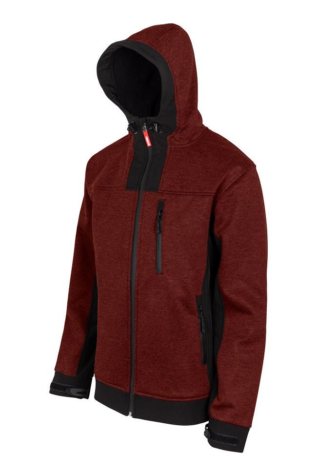 CAZADORA SOFT SHELL BICOLOR CON CAPUCHA CAZADORA SOFT SHELL BICOLOR CON CAPUCHA
