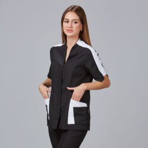 Blusa mujer peluqueria de microfibra POPPY