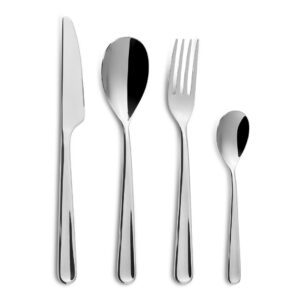 SET Cubertería 24 Pz LONDON acero inox 18/10