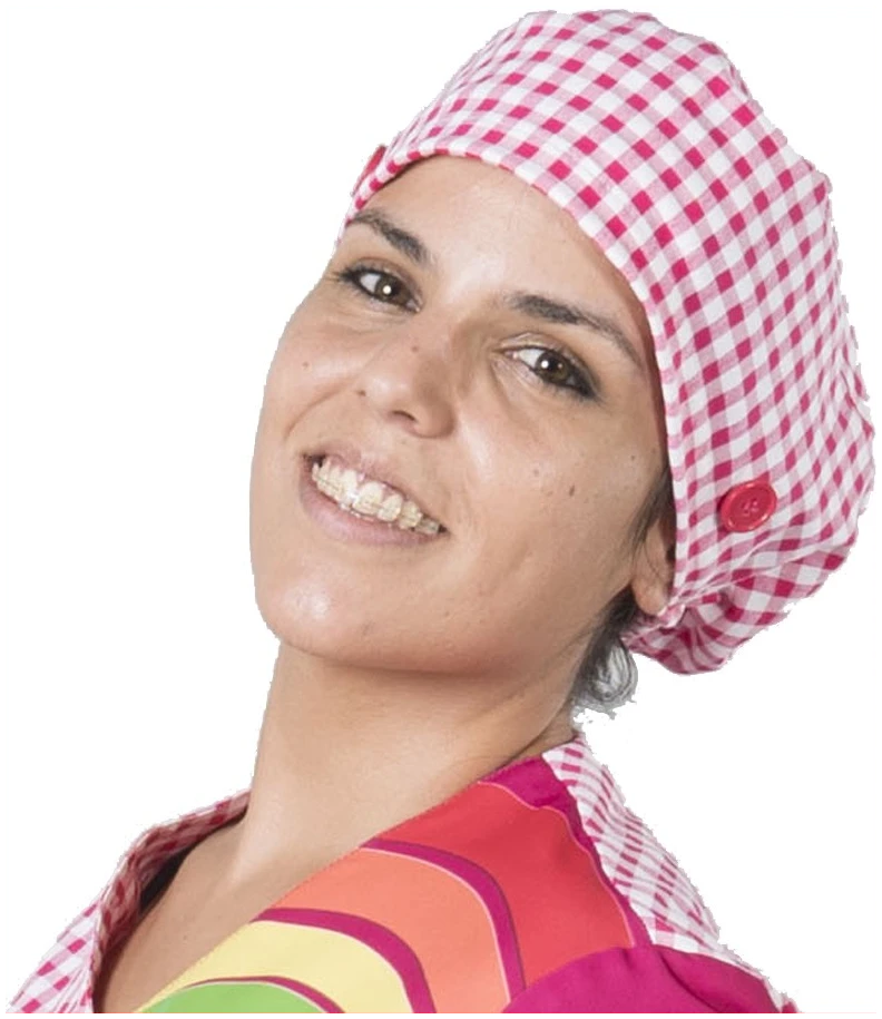 Mefer P Gorro con goma antibacteriano ARCOIRIS - Mefer Cooking