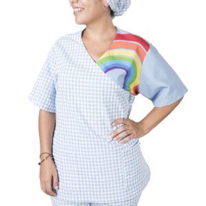 BLUSA ANTIBACTERIANA ARCOIRIS