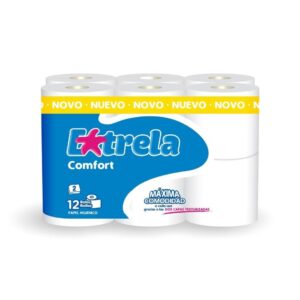 Papel higiénico extrela 9 paquetes