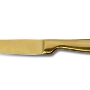 CUCHILLO CHULETERO K6 BOJ SATIN GOLD 6 UNIDADES
