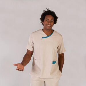 Blusa sanitaria hombre lino GERMAN