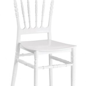 Silla blanca hostelería NAPOLEON