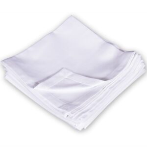 Servilleta de tela blanca estándar para hostelería