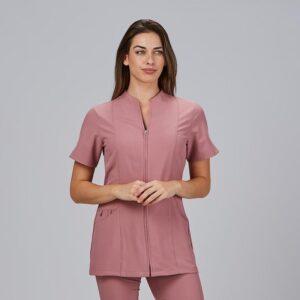 Blusa sanidad mujer abierta microfibra 360º Yanira