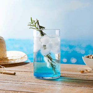 Juego 12 vasos altos 62cl vidrio transparente Alameda
