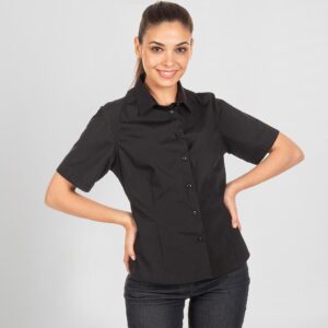 Blusa mujer camarera económica manga corta