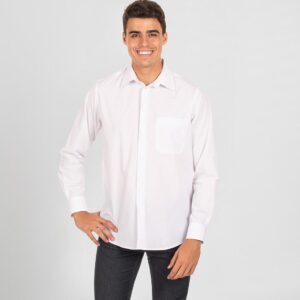 Camisa hombre camarero económica manga larga