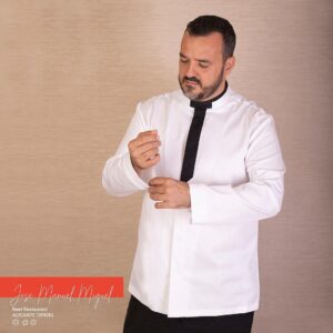 Chaqueta de cocina unisex EREBO