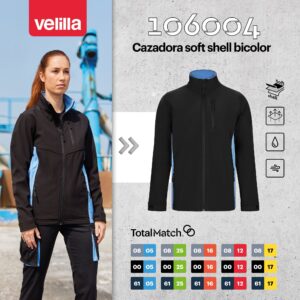 Cazadora Soft Shell bicolor de Velilla