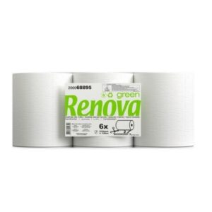 Bobina de papel autocortante RENOVA 120 metros