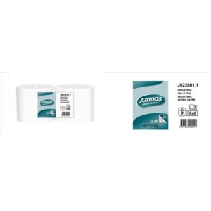 Bobina de celulosa industrial AMOOS 848 2 rollos