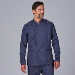 Chaqueta hombre cuello mao Alcalá