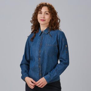 Camisa mujer tejana fina lavada Valeria