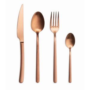 Set Cubertería 24 piezas VIOLET SATIN COPPER