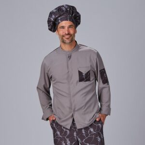 Chaqueta de cocina unisex combi canalé Rayo