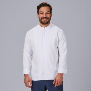 Chaqueta cocina unisex combi canalé Sol