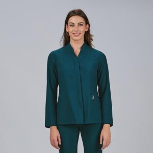 Blusa de mujer botón oculto Ana
