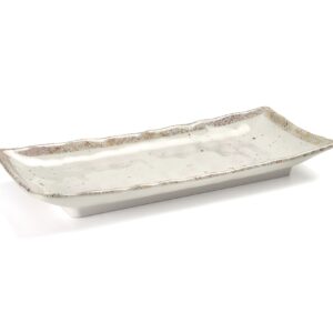 Fuente rectangular Long Earth de melamina