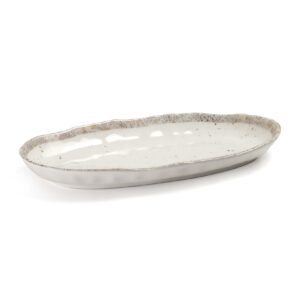 Fuente rectangular Oval Earth de melamina