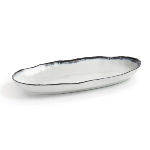 Fuente rectangular Oval Sea de melamina