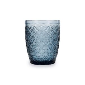 Juego 6 vasos vidrio azul 29cl Blue Moon Bidasoa